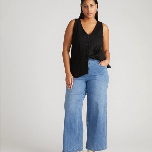 Universal Standard Blue Trouser Jeans - Picture 1 of 5